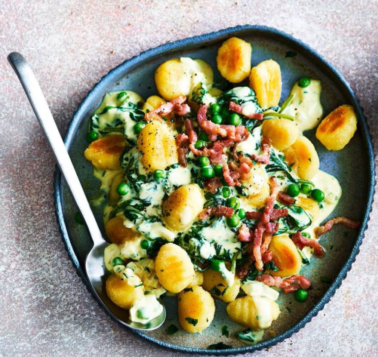 Gnocchi met mosterd-roomsaus